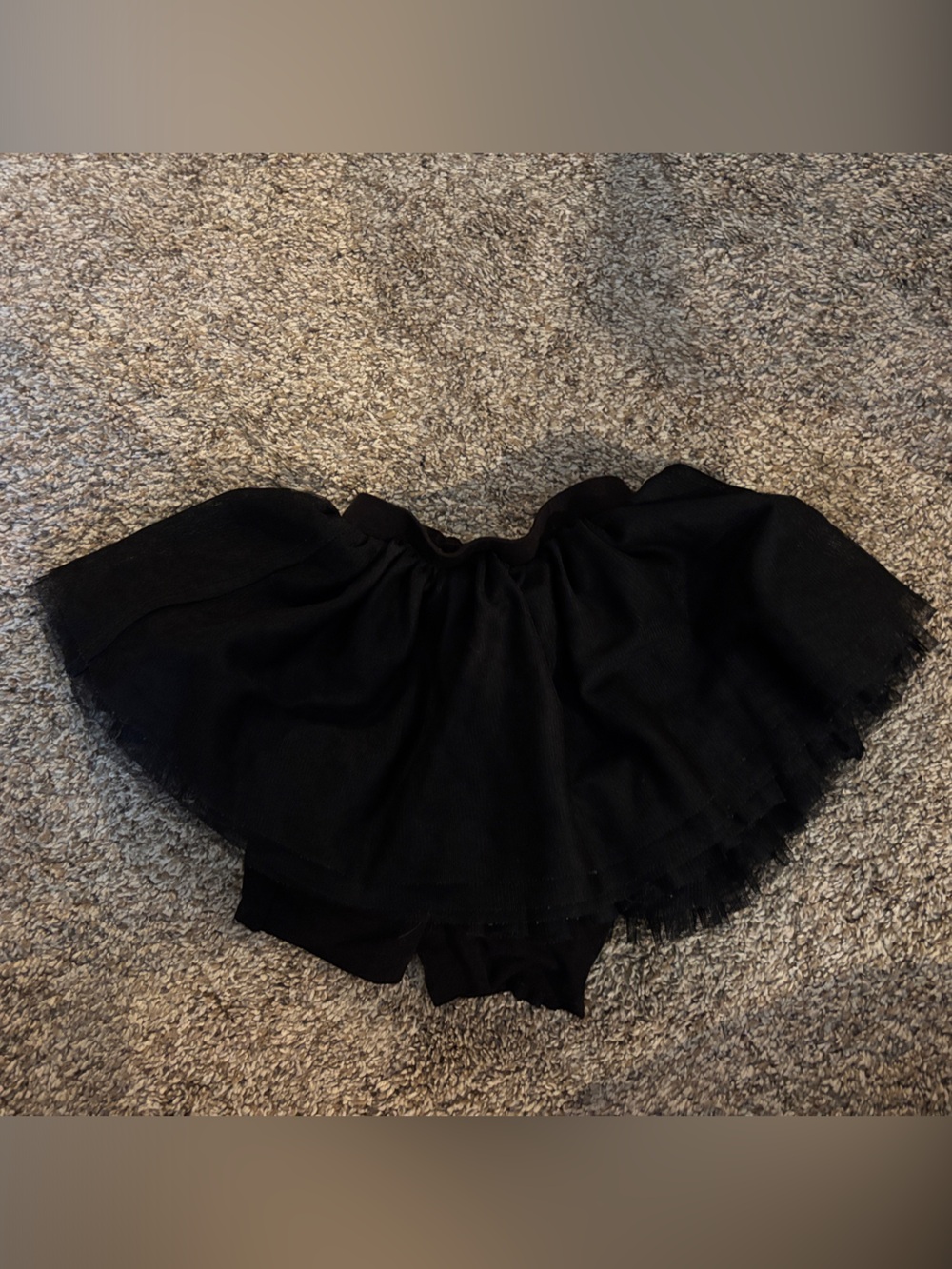 Little Sleepies Black Tutu Skirt with Shorts